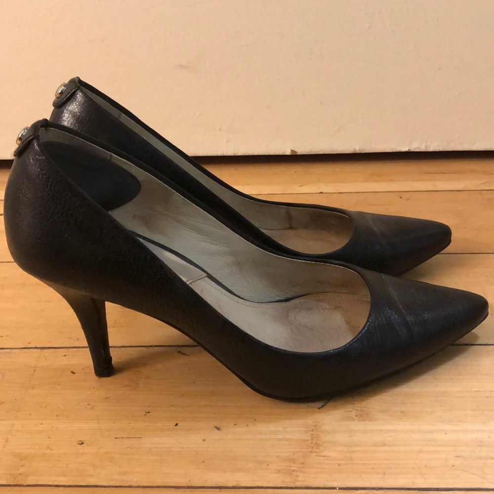 Michael Kors Black Leather Heels